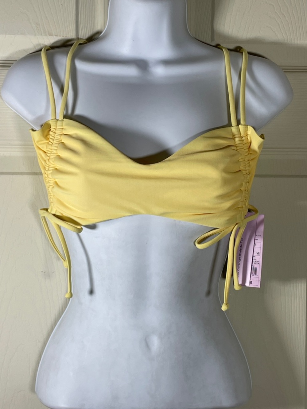 wild fable Yellow Strappy Bikini Top